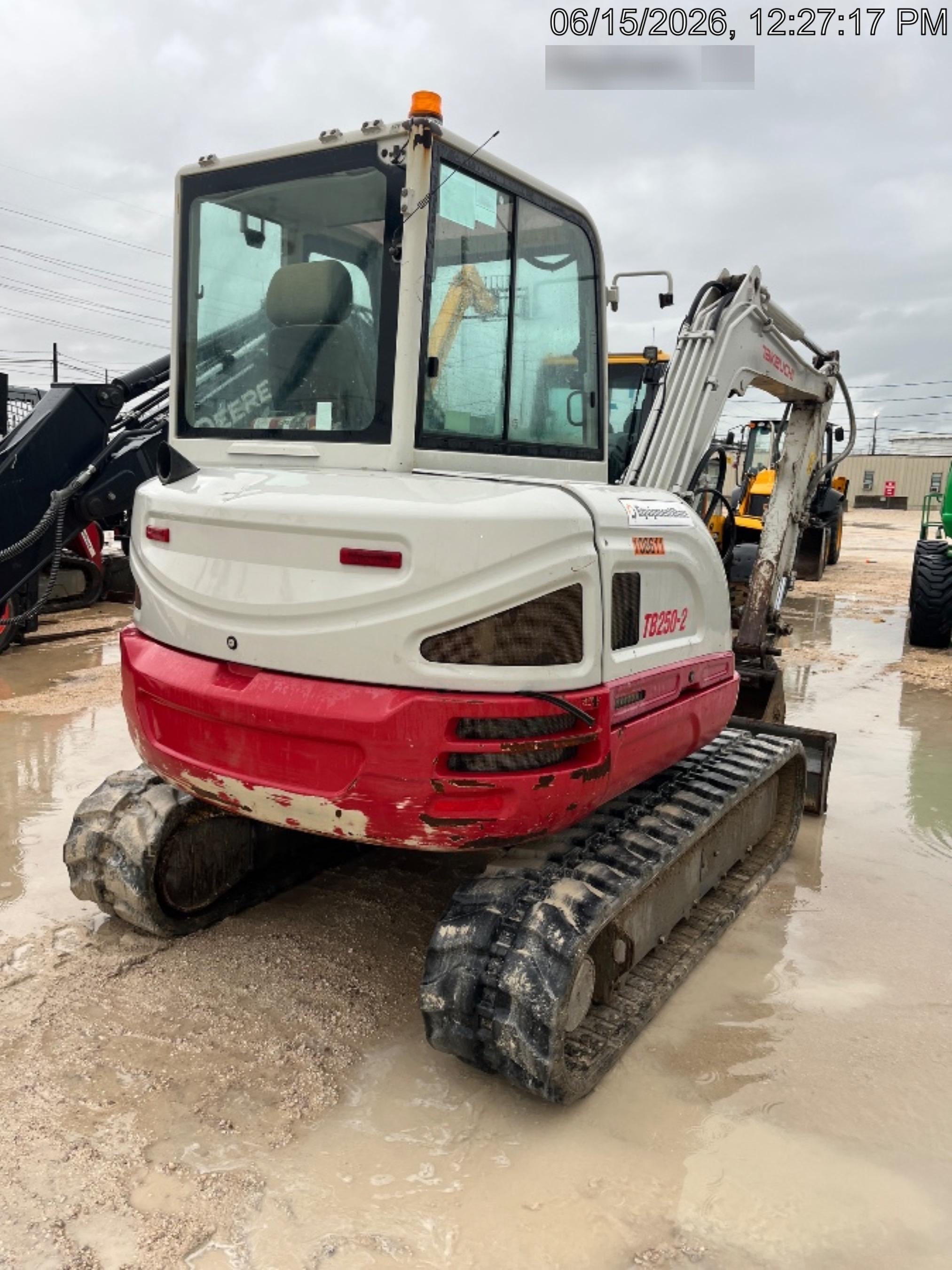 2020 Takeuchi TB250-2C Cab/Heat/Air, Rubber Tracks, Manual TAG QC