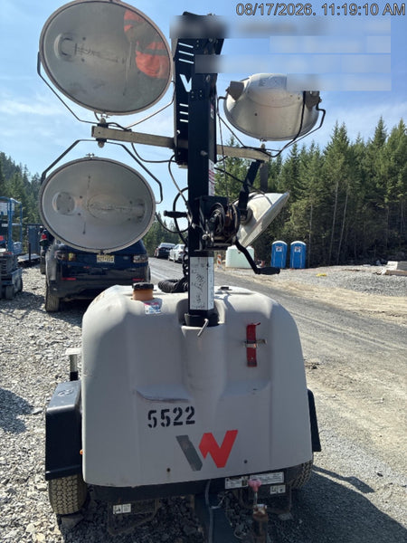 2017 Wacker Neuson LTV6L-MH Wacker Neuson 6 kW Towable Light Generator