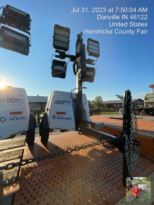 2023 Generac MLT2 Diesel, Flex Switch 120V Input, Powerzone Controller, (4) 320W LED Lights, 4kW Generator, 39.9 Gal Fuel Tank, 2" Ball, T3