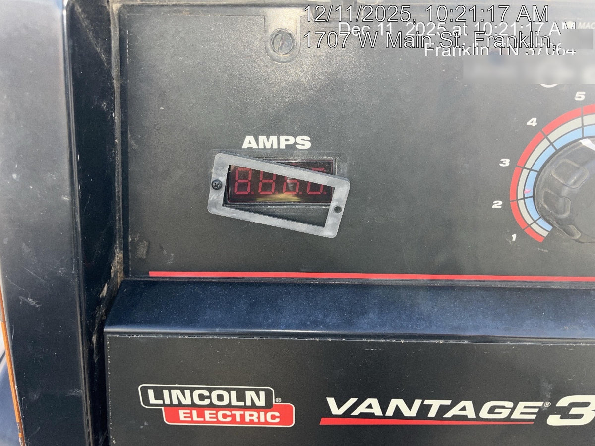 2021 Lincoln Electric Vantage 322 Vantage 322 Ready Pak 3 w/ Decals, ORANGE (includes trailer, cable rack, fender light kit) NO Telematics