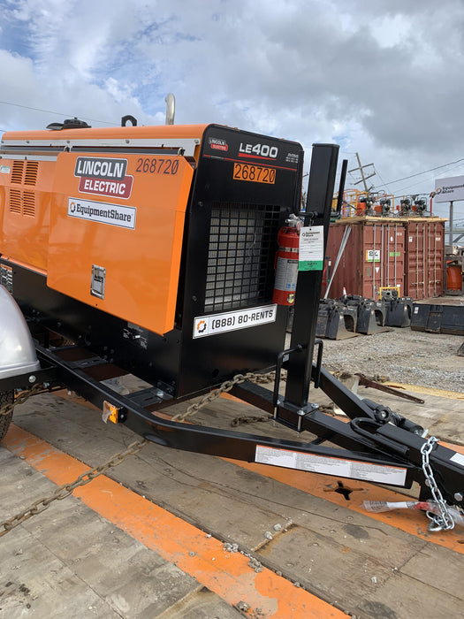 2022 Lincoln Electric LE400 Kubota V1505, Trlr, Cable Rack, Light Kit, ES Decals, T3