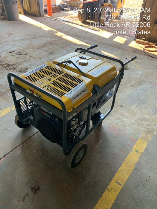 2020 Wacker Neuson GPS9700A GENERATOR,EPA,CSA,WHEEL KIT