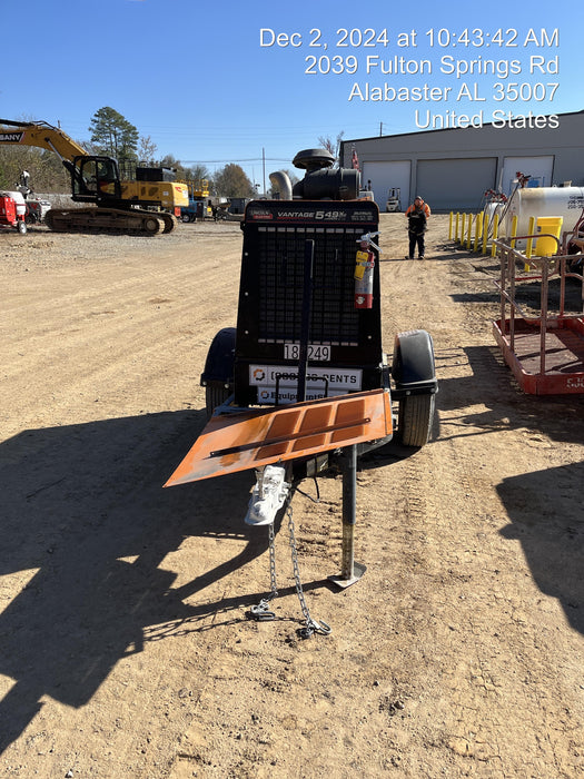 2021 Lincoln Electric Vantage 549X Ready Pak 3, ORANGE (includes trailer, cable rack, fender light kit)