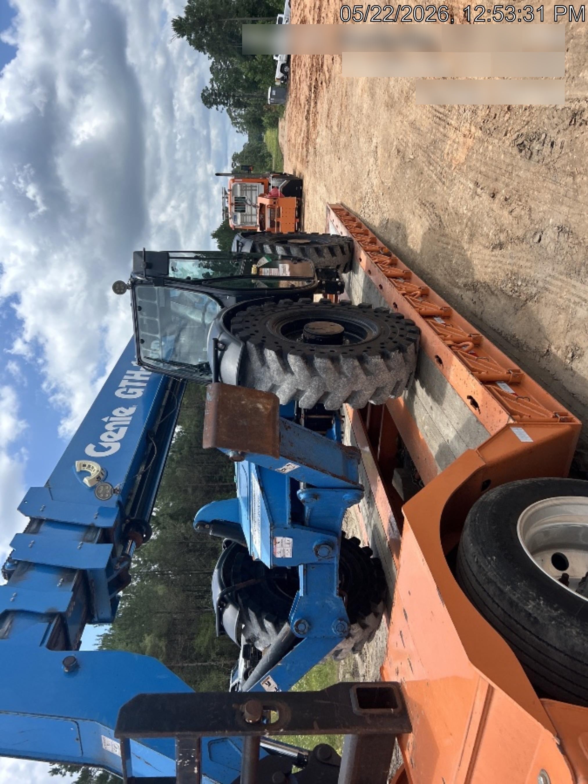 2019 Genie GTH-1056 Genie GTH-1056 w/CAB, Solid Tires, Work Lights, 60" carriage/forks, cab mesh, beacon