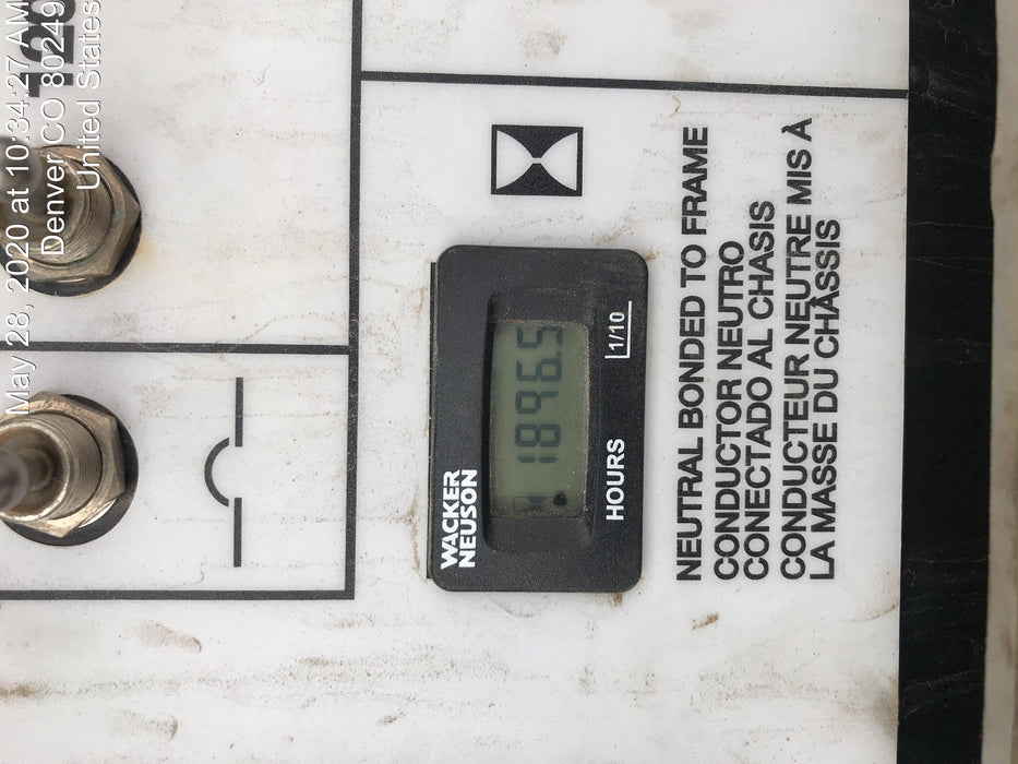 2018 Wacker Neuson LTV6L-MH Wacker Neuson LTV6L Mobile Light Tower w/Fuel Level Sensor Installed