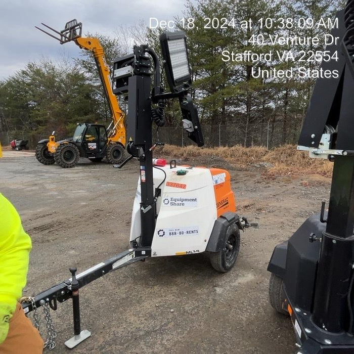 2023 Generac MLT2 Diesel, Flex Switch 120V Input, Powerzone Controller, (4) 320W LED Lights, 4kW Generator, 39.9 Gal Fuel Tank, 2" Ball, T3