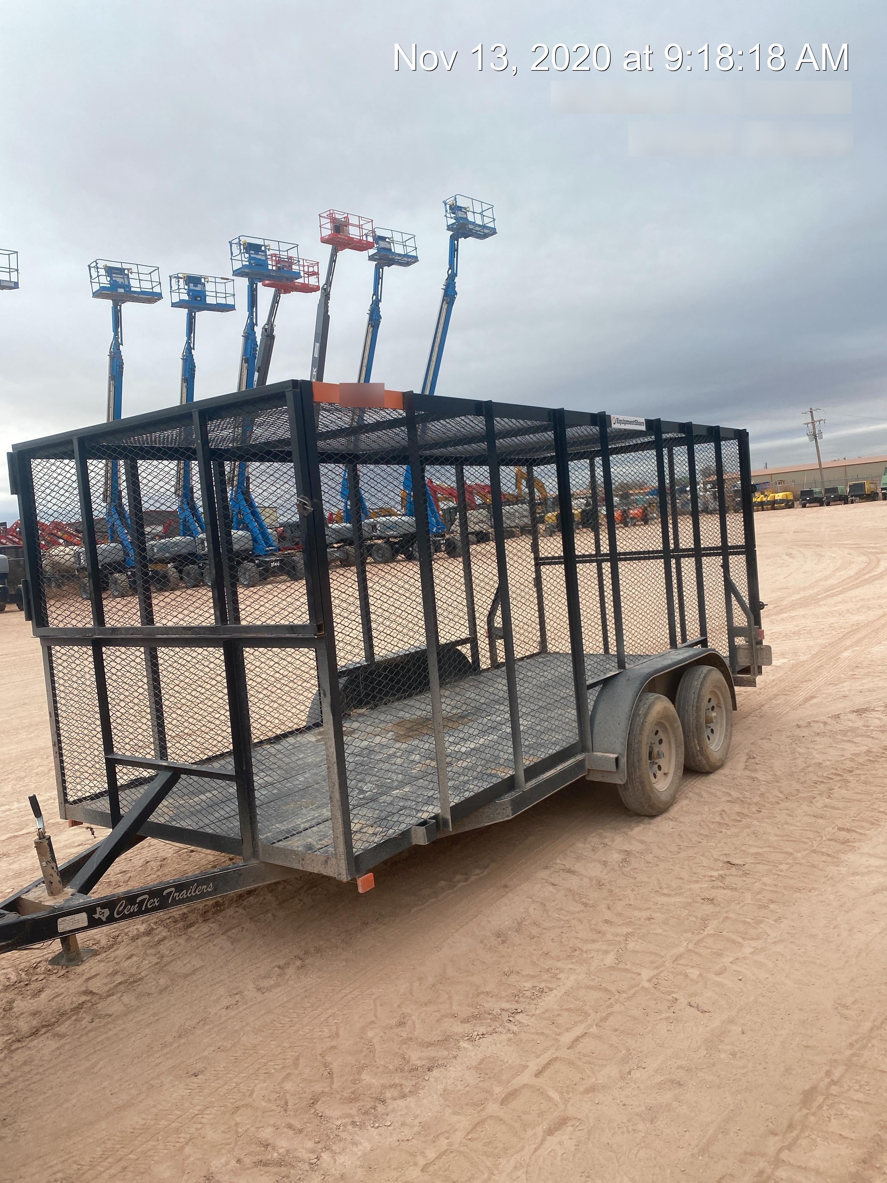 2019 CENTEX Trash Trailer