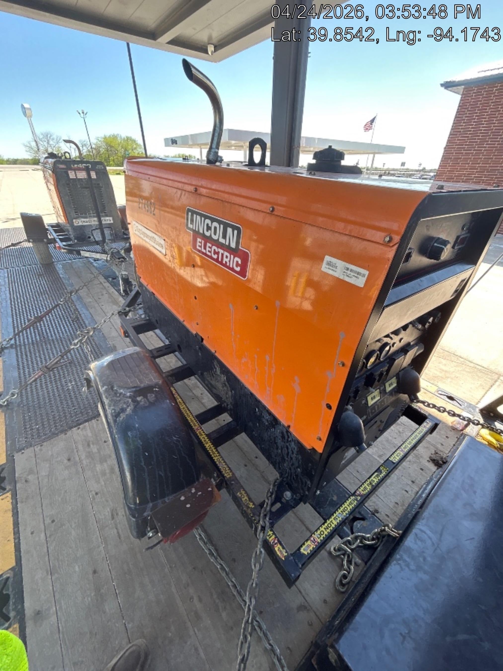 2022 Lincoln Electric LE400 Kubota V1505, Trlr, Cable Rack, Light Kit, ES Decals, T3