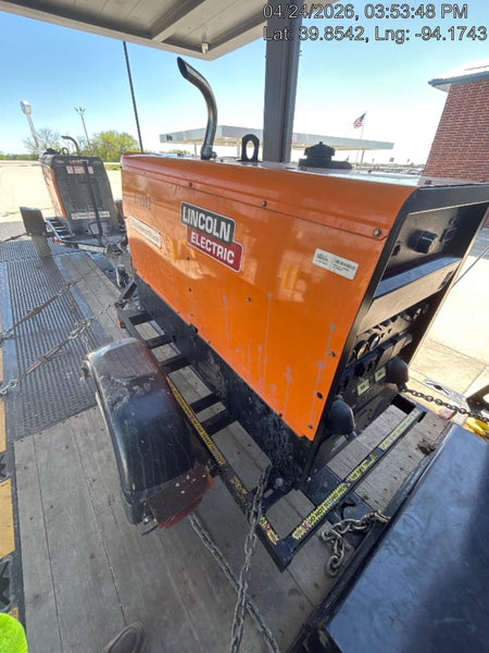 2022 Lincoln Electric LE400 Kubota V1505, Trlr, Cable Rack, Light Kit, ES Decals, T3