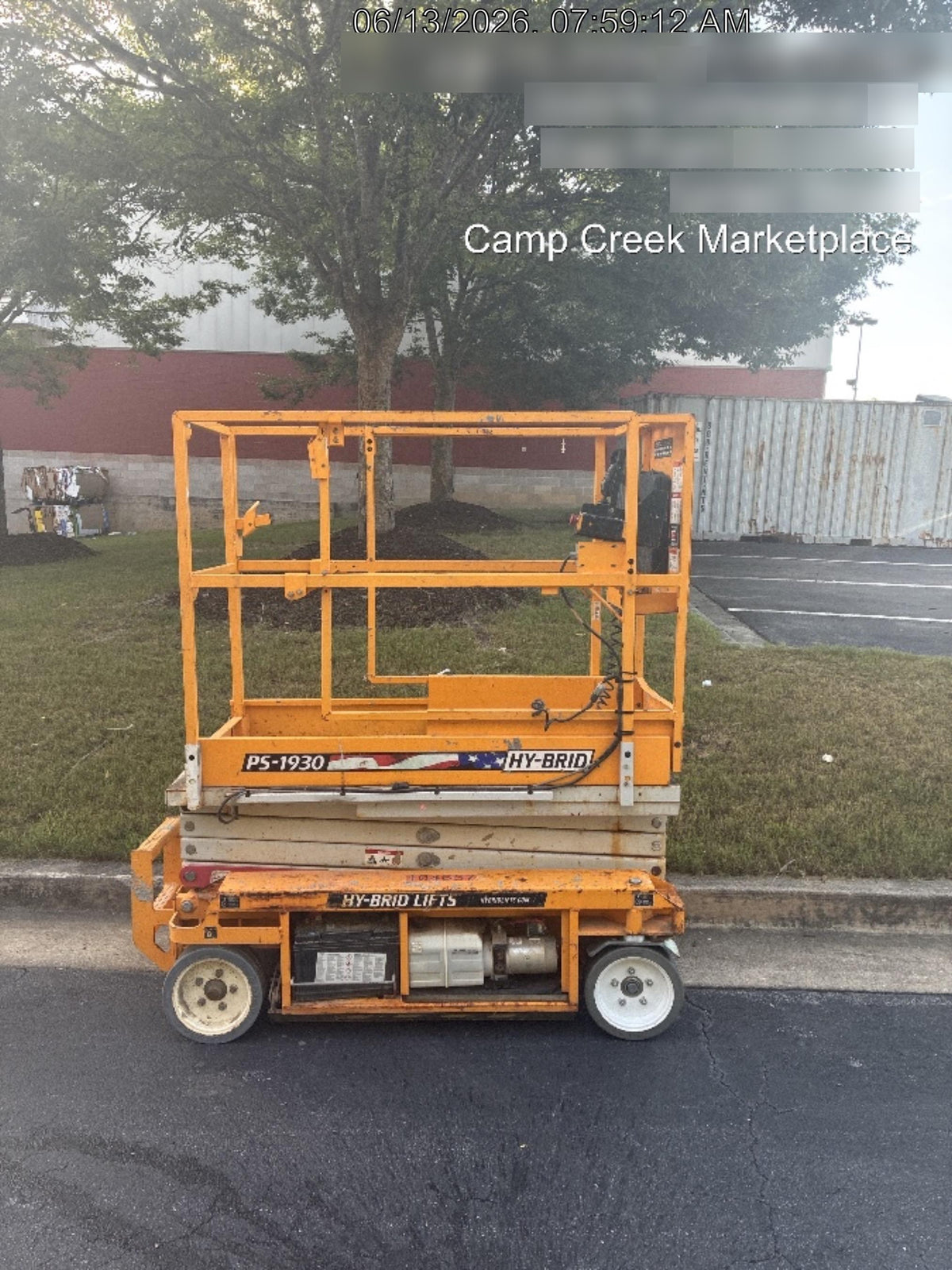 2020 Hy-Brid PS-1930 Pro Series - 19' Scissor Lift, LCS
