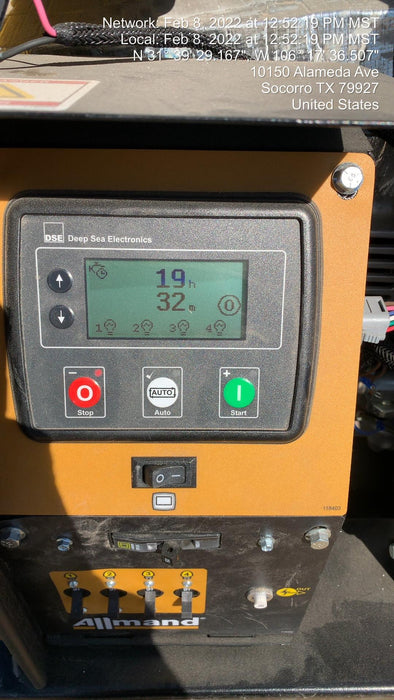 Allmand NLV3GR (4) LED Light Fixture 350W, 23' Vertical Mast, 3kW Prime, Towable, Deep Sea L401, Leveling Jacks, Yanmar T4F 5.8hp