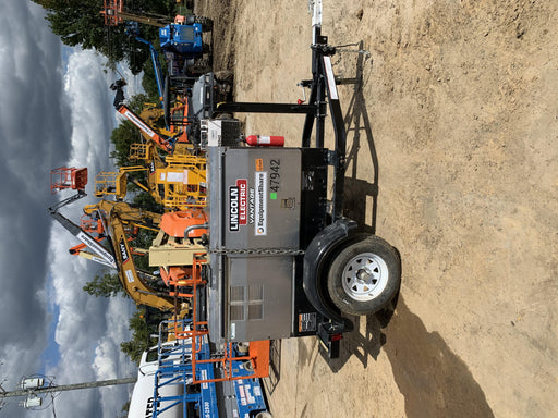 2019 Lincoln Electric Vantage 322 Ready-Pak 3, Two Wheel Trailer, Fender and Light Kit, Cable Rack