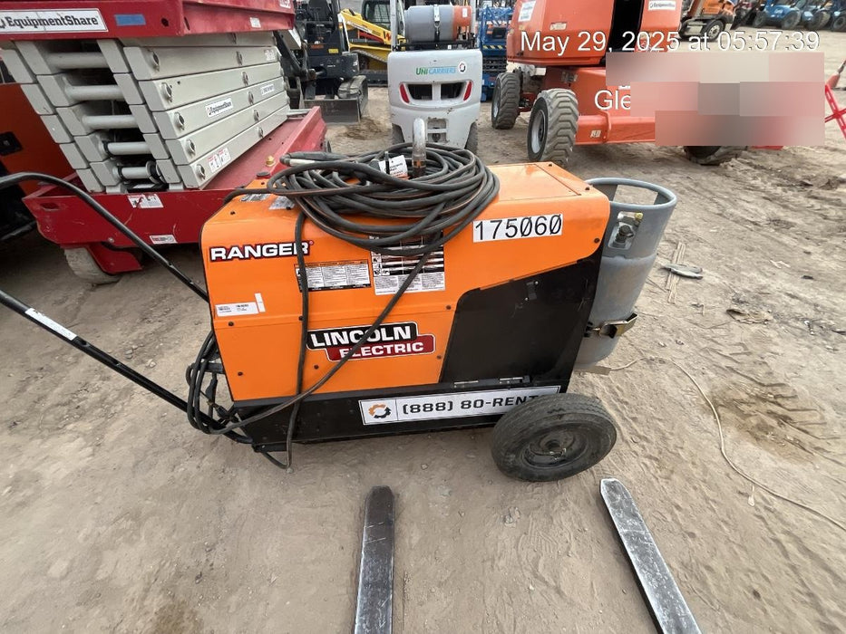 2021 Lincoln Electric Ranger 305 LPG LPG One-Pak (includes undercarriage, tank holder & tank strap) ORANGE