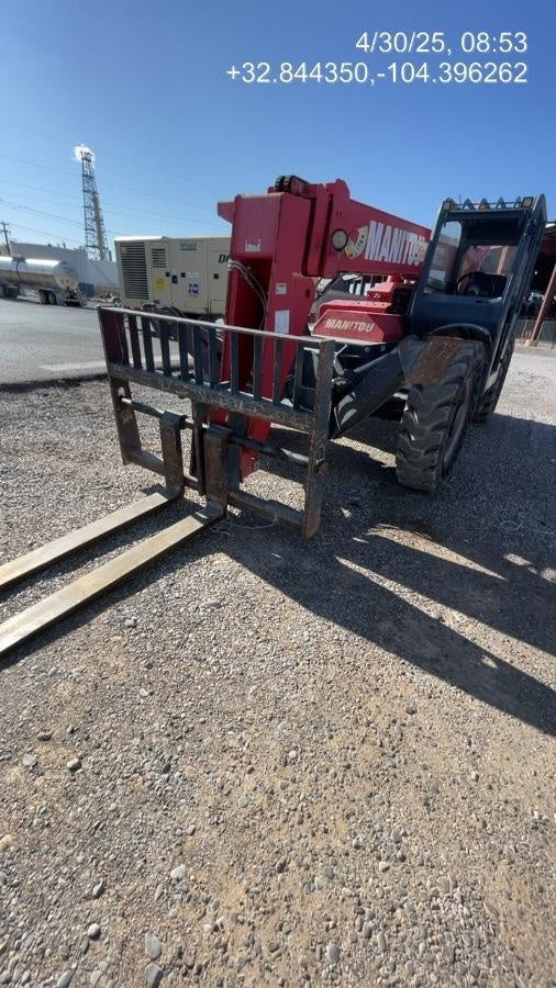 2018 Manitou 12042 Manitou MTA 12042 w/Open ROPS, Work Lights/Strobe, Aux Hyd, Solid Tires, Lift Hook, 66" Carriage, 72" Forks, Outriggers