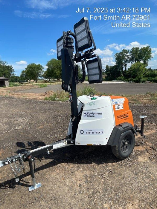 2023 Generac MLT2 Diesel, Flex Switch 120V Input, Powerzone Controller, (4) 320W LED Lights, 4kW Generator, 39.9 Gal Fuel Tank, 2" Ball, T3