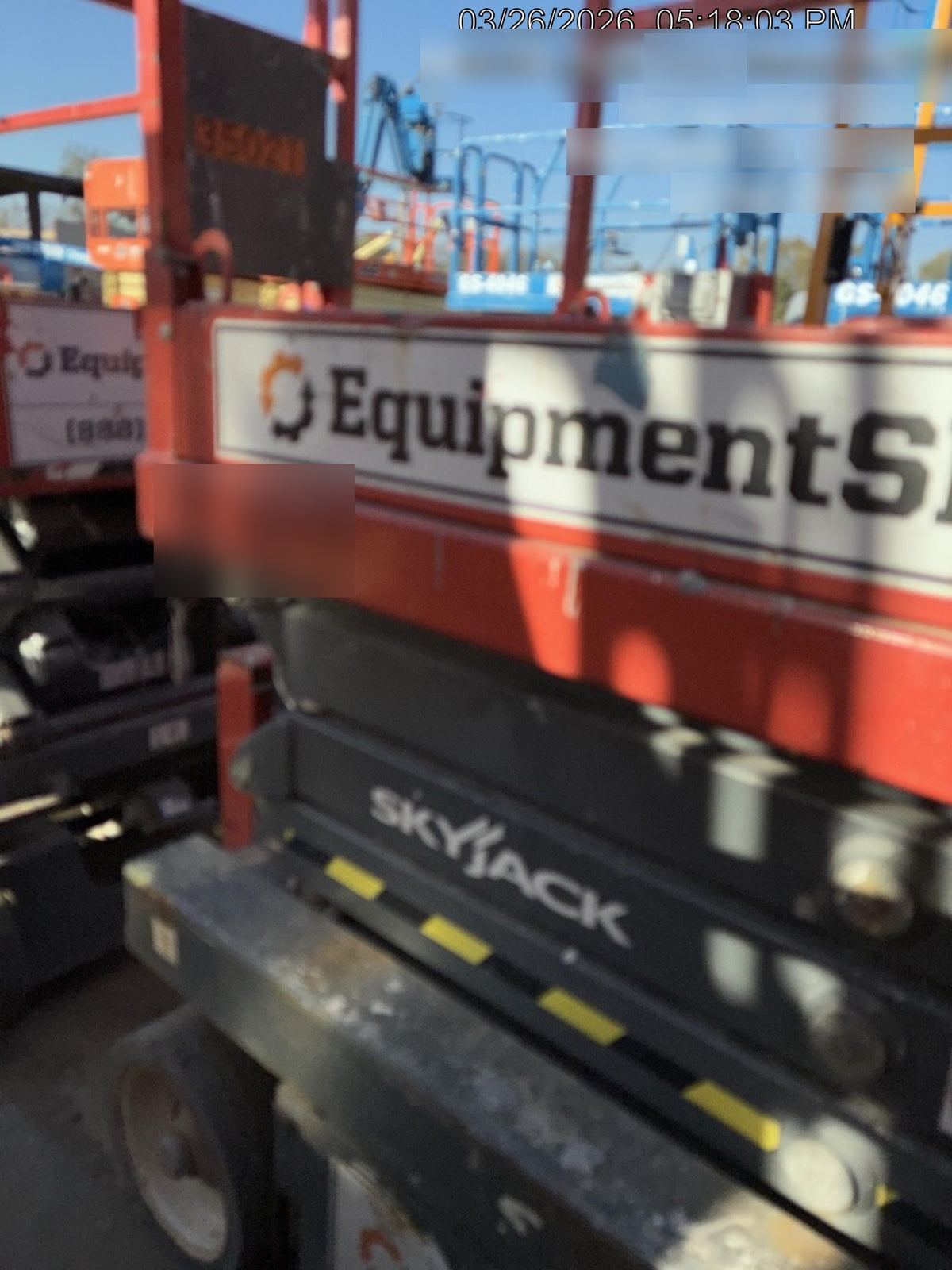 2019 Skyjack SJIII-3219 Standard Options, Trojan Batteries