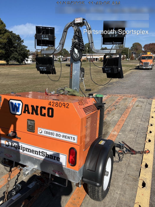 2024 Wanco WLTT-4MM4K Diesel, Deep Sea Controller, Shore Power Plug, Auto Start, (4) 350W LED Floodlights, 4kW Generator, 60 Gal Fuel Tank, 2" Ball, T3