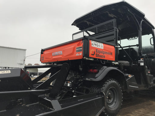 Kubota RTV-X1140W-H Kubota RTVX1140WH 4wd Utility Cart, LED Strobe, Windshield Tempered Glass, Pastic Canopy, Wire Harness Kit, Backup Alarm