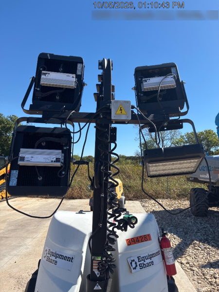 2024 Generac MLT2 Diesel, Flex Switch 120V Input, Powerzone Controller, 
(4) 320W LED Lights, 4kW Generator, 39.9 Gal Fuel Tank, 2" Ball, T3