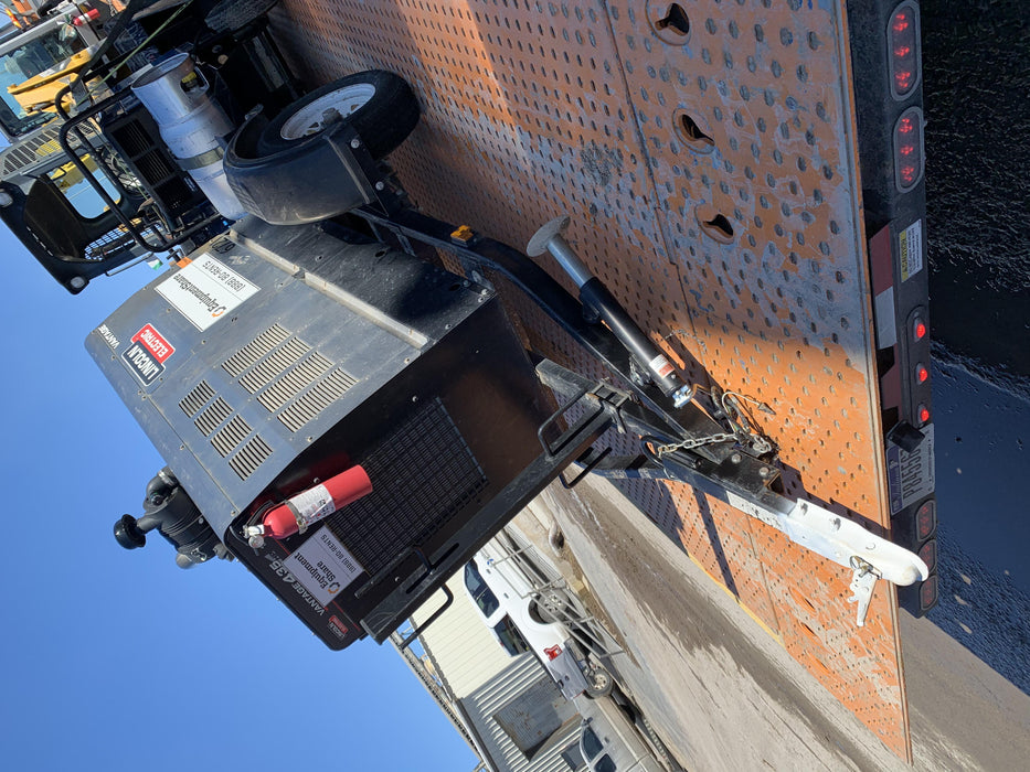 2018 Lincoln Electric Vantage 435 Lincoln Vantage 435 Welder Ready-Pak 3 w/Trailer, Fender/Light Kit, and Cable Rack