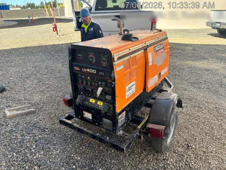 2023 Lincoln Electric LE400 Kubota V1505, Trlr, Cable Rack, Light Kit, ES Decals, T3
