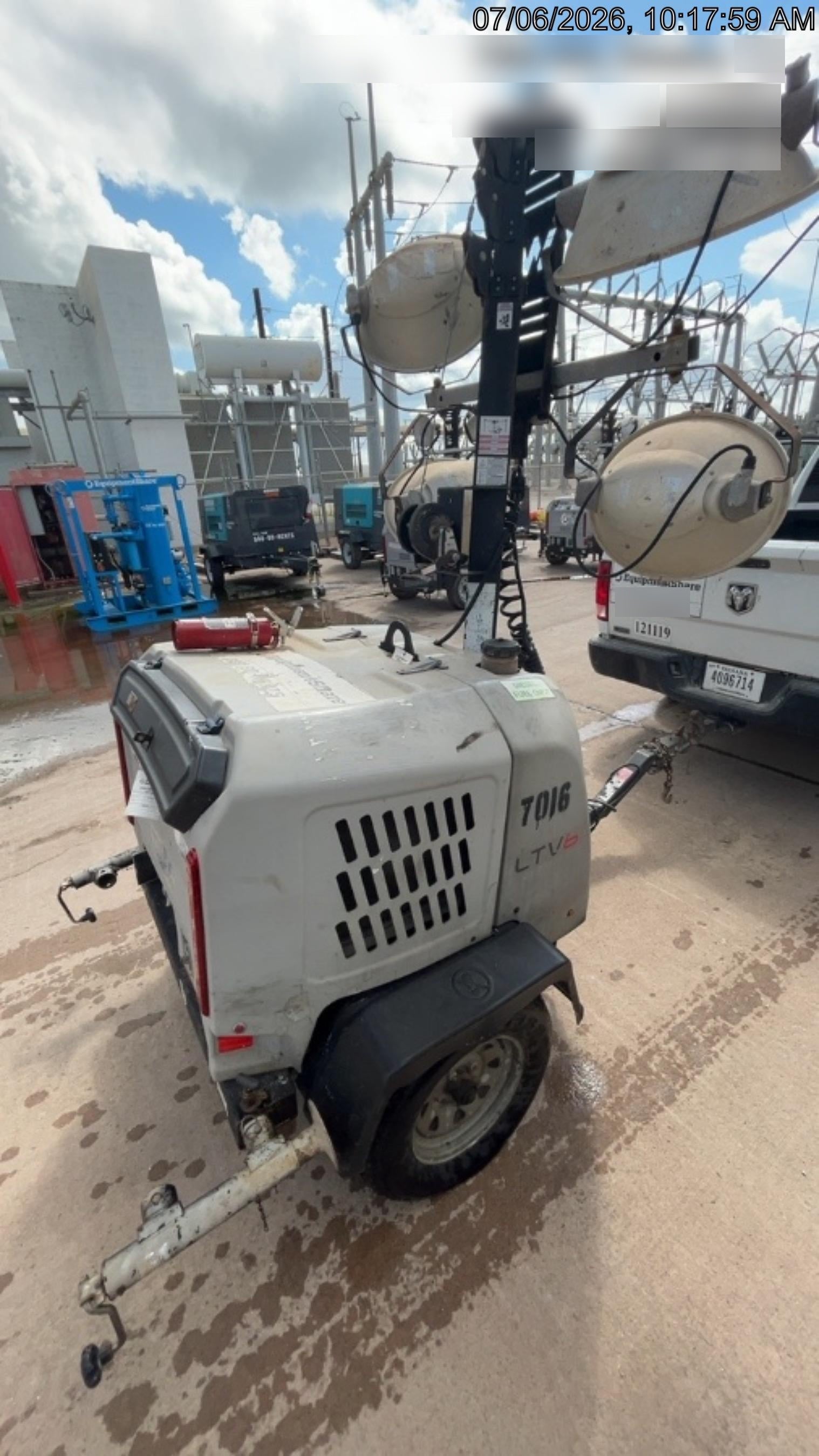 Wacker Neuson LTV6K-MH Wacker Neuson LTV6K Light Tower w/Kubota Engine