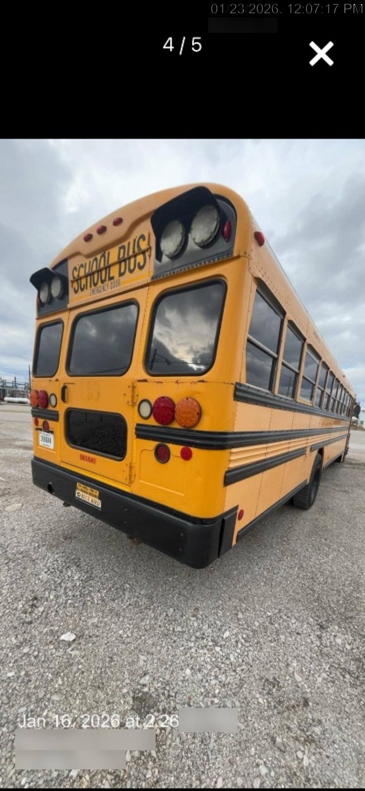 2012 BLUE BIRD 72 Passenger Bus
