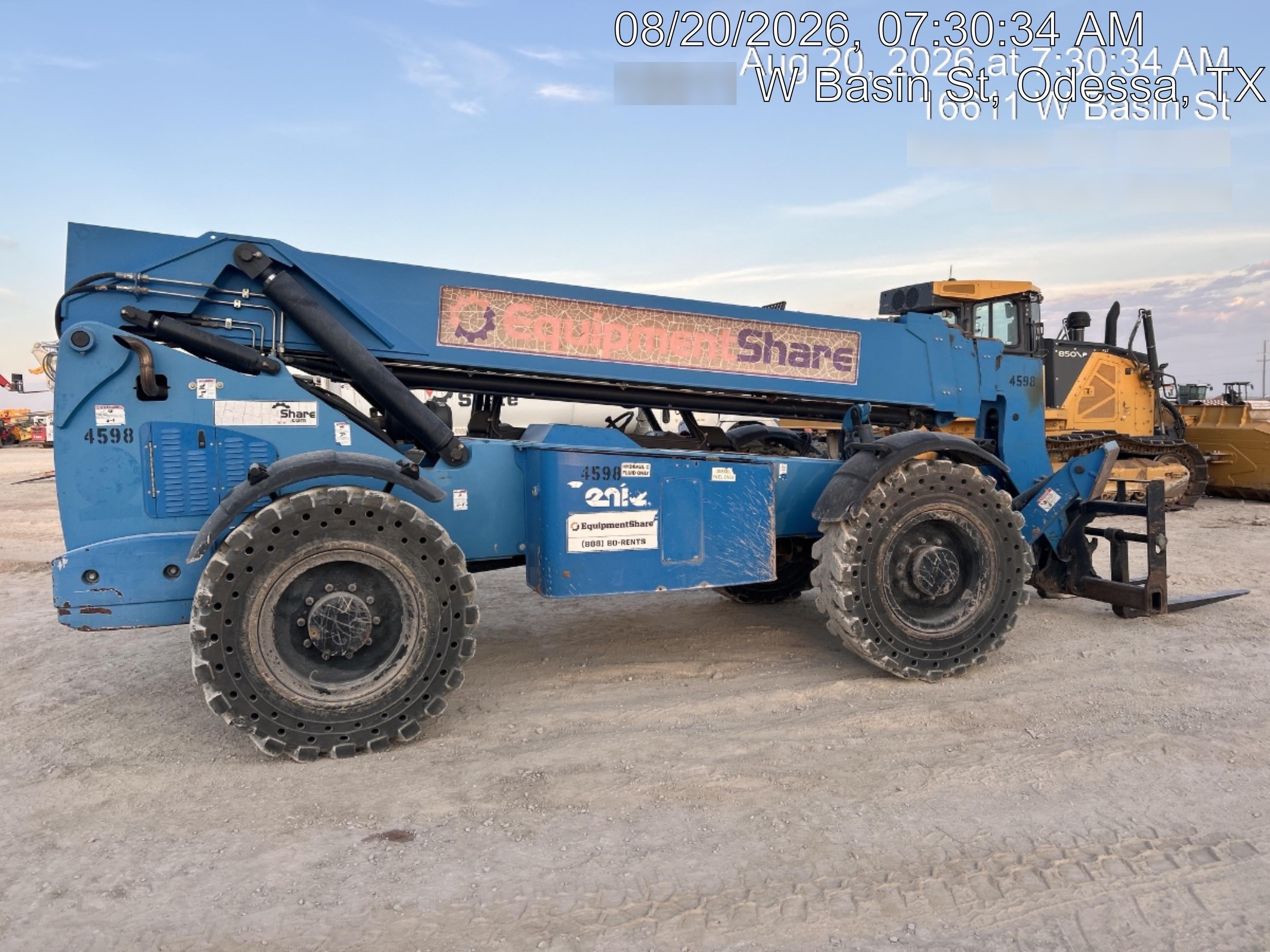 2017 Genie GTH-1056 Genie GTH1056, Solid Tires, 60" carriage, Light Kit, Open ROPS