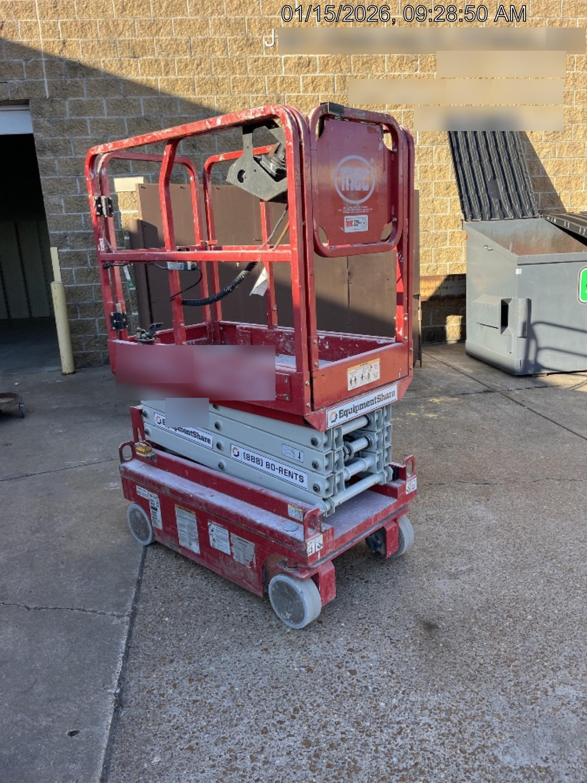 2019 MEC 1330SE Motion Alarm, Beacon, Includes MachineLink keypad and telematics device