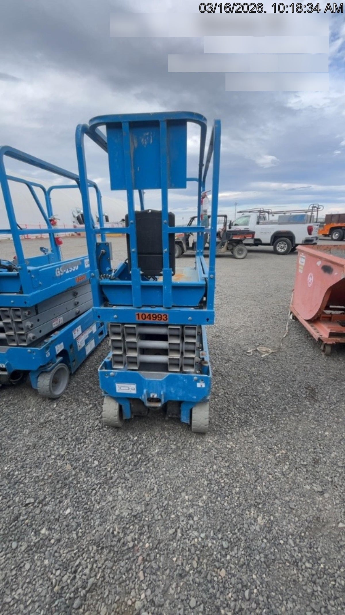 2020 Genie GS-1930 Standard Machine, 800W Inverter