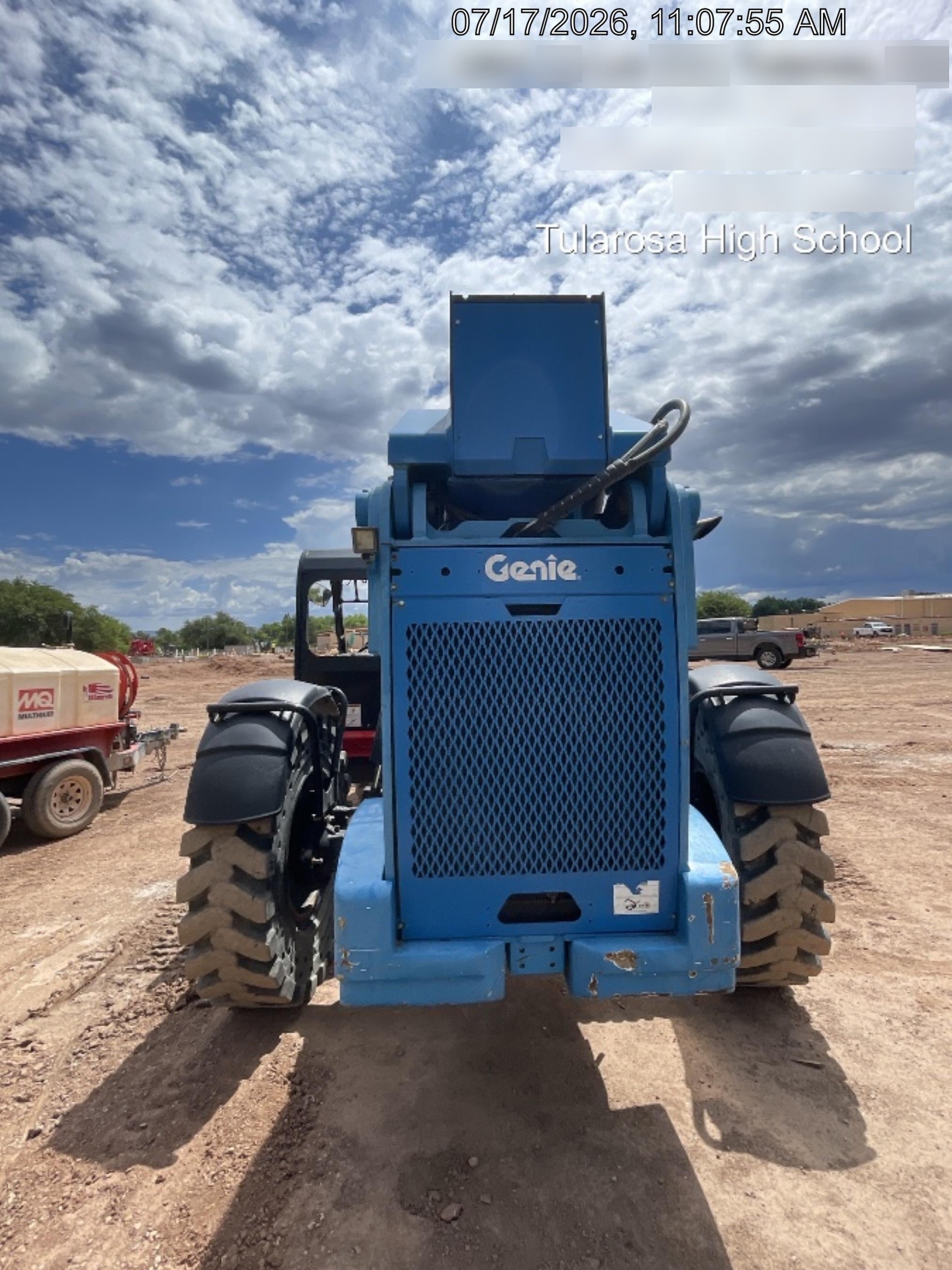 2018 Genie GTH-1056 Genie GTH-1056 w/ROPS, Work Lights, Solid Tires, RH Cab Mesh, Beacon, 60" Carriage and Forks