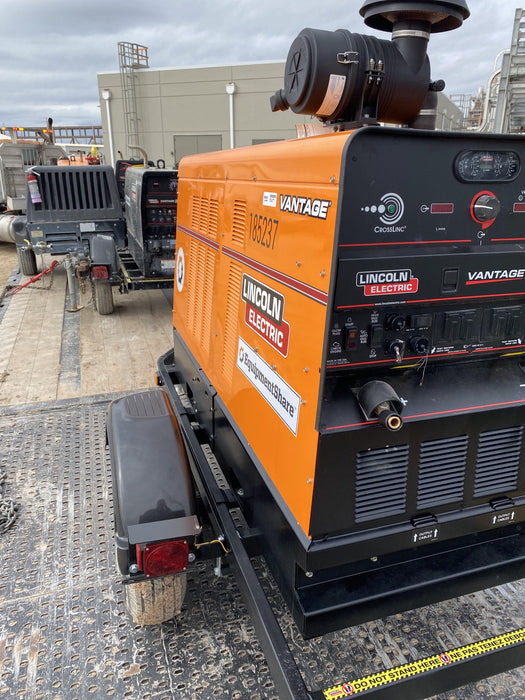 2021 Lincoln Electric Vantage 549X Ready Pak 3, ORANGE (includes trailer, cable rack, fender light kit)