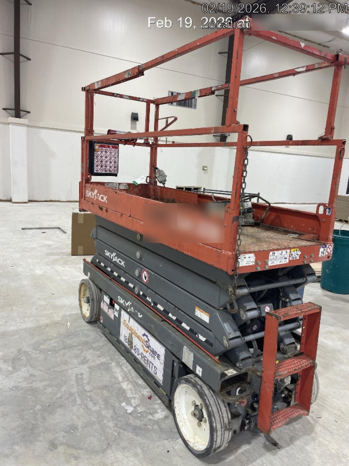 2016 Skyjack SJIII-3226 Standard Options