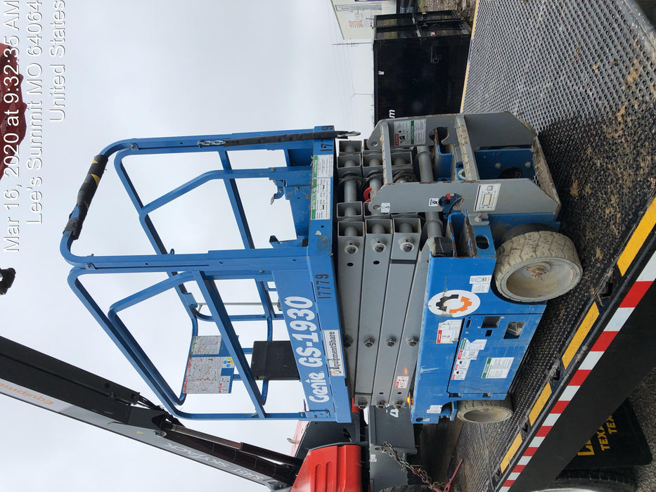 2018 Genie GS-1930 Genie GS-1930 w/Fixed Rail, Chain Entry