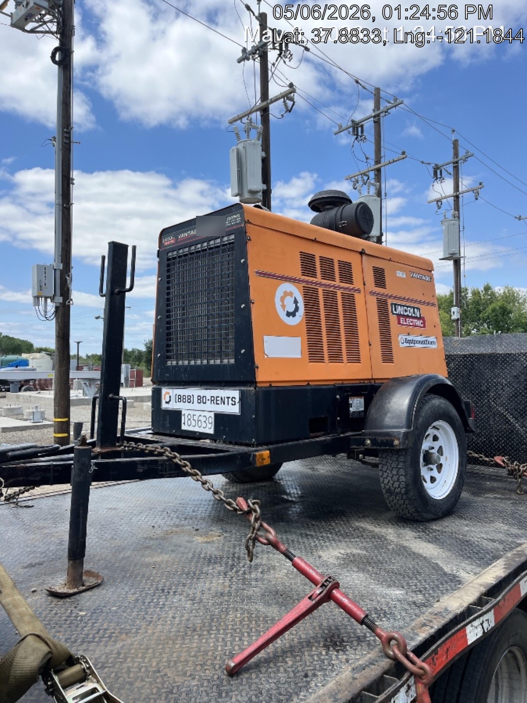 2021 Lincoln Electric Vantage 549X Ready Pak 3, ORANGE (includes trailer, cable rack, fender light kit)