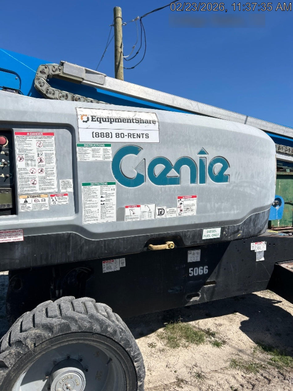 2017 Genie S-65 Genie S65, Diesel Engine, Foam Filled Tires, Glazier Kit