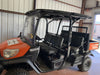 2022 Kubota RTV-X1140W-H Plastic Canopy, Windshield Acrylic Clear, LED Strobe Light, Wire Harness Kit, Back up Alarm