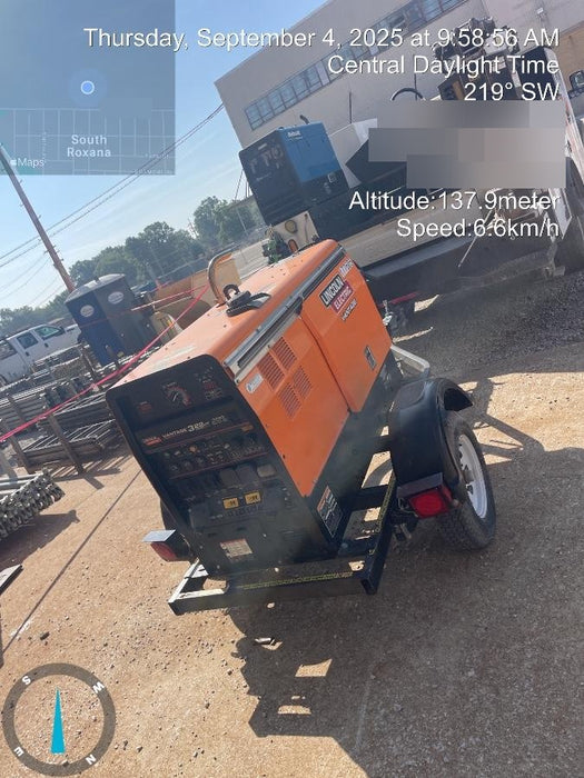 2021 Lincoln Electric Vantage 322 Vantage 322 Ready Pak 3 w/ Decals, ORANGE (includes trailer, cable rack, fender light kit) NO Telematics