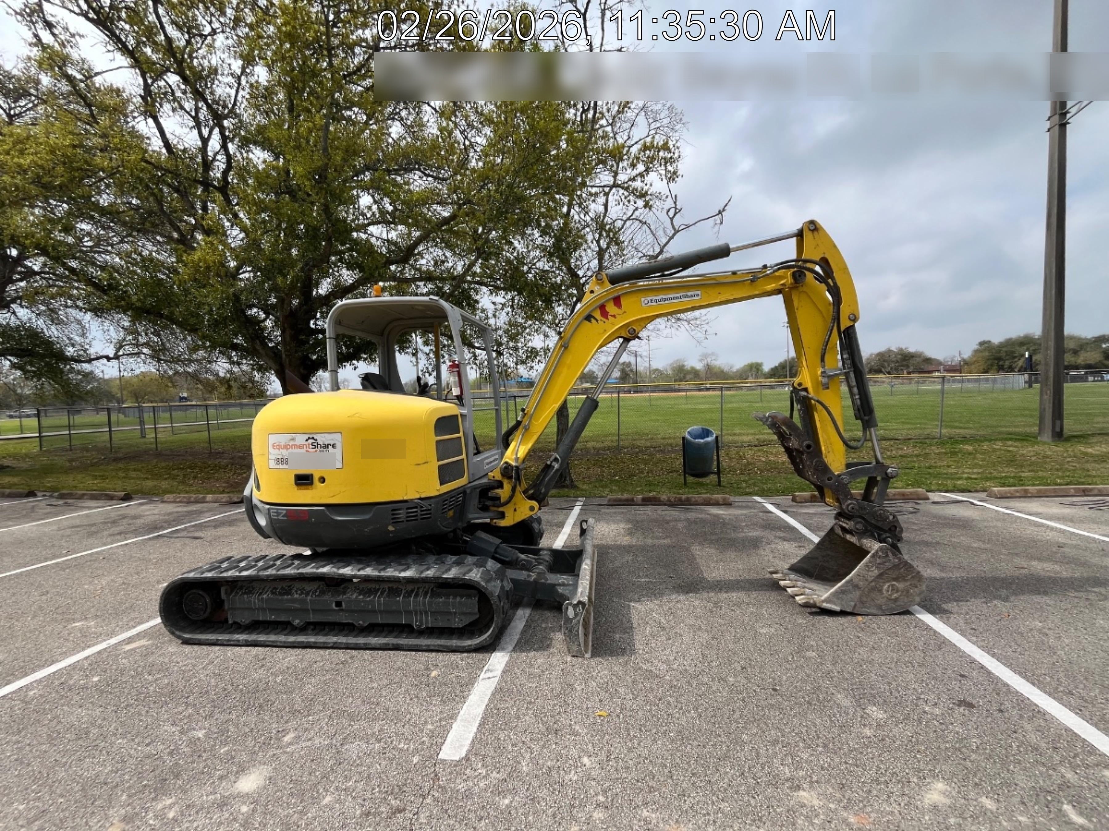 Wacker Neuson EZ53 EZ53 12K Track Excavator, TRK, CNPY, Bucket