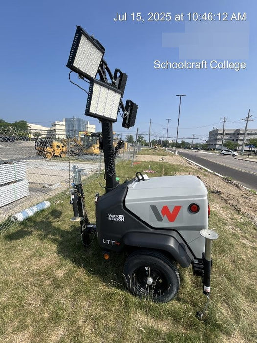 2024 Wacker Neuson LTT4 Diesel, Kohler KDW702, Deep Sea Controller, Auto Start, LED 320W, Bypass Outlet, T3