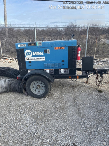 2020 Miller Electric BIG BLUE 400 Trailer Mounted Welder