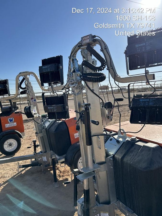 2024 Wanco WLTT-4MM4K Diesel, Deep Sea Controller, Shore Power Plug, Auto Start, (4) 350W LED Floodlights, 4kW Generator, 60 Gal Fuel Tank, 2" Ball, T3