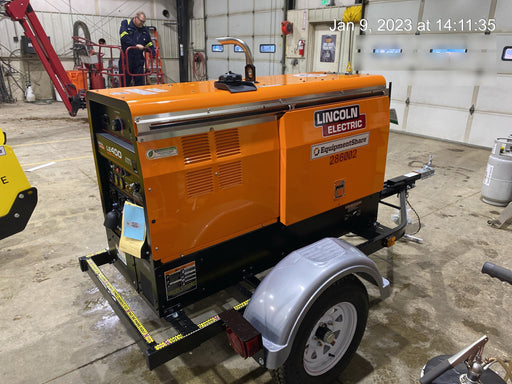 2022 Lincoln Electric LE400 Kubota V1505, Trlr, Cable Rack, Light Kit, ES Decals, T3