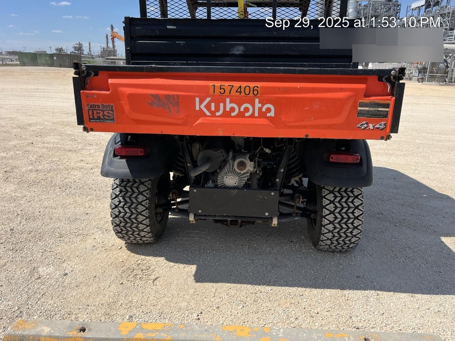 2021 Kubota RTV-X1140W-H Plastic Canopy, Windshield Acrylic Clear, LED Strobe Light, Wire Harness Kit, Back up Alarm