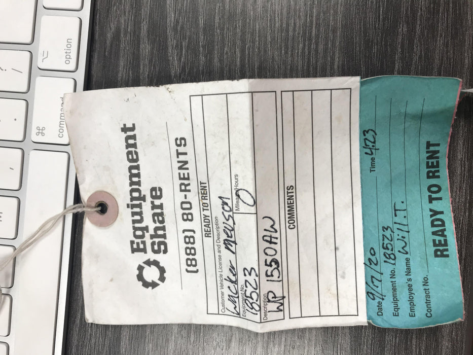 2018 Wacker Neuson WP1550AW Wacker Neuson WP1550AW Plate Compactor