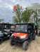 Kubota RTV-X1140W-H 4wd Utility Cart, LED Strobe, Windshield Tempered Glass, Pastic Canopy, Wire Harness Kit, Backup Alarm