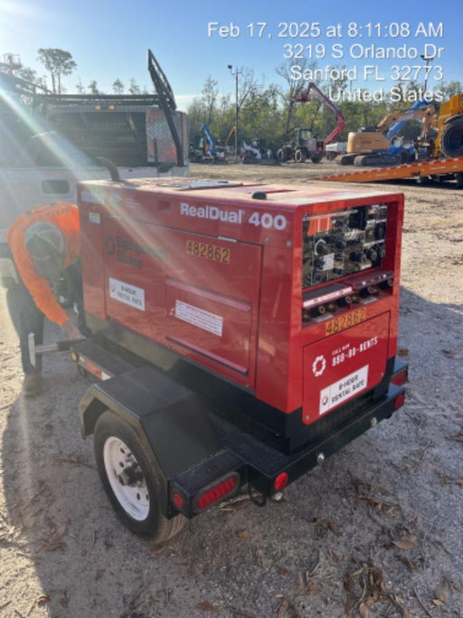 2024 Shindaiwa DGW400DML Kubota D902 Engine, 23 HP, Dual Op Welder, Wire, Arc, Droop Stick, Tig, and CC Stick Functionality, Simulphase, 3 Phase and 1 Phase Gen Output, Single Axle NB Trlr, Slr Trckl Chrg 12V 12W, Fire Ext, T3