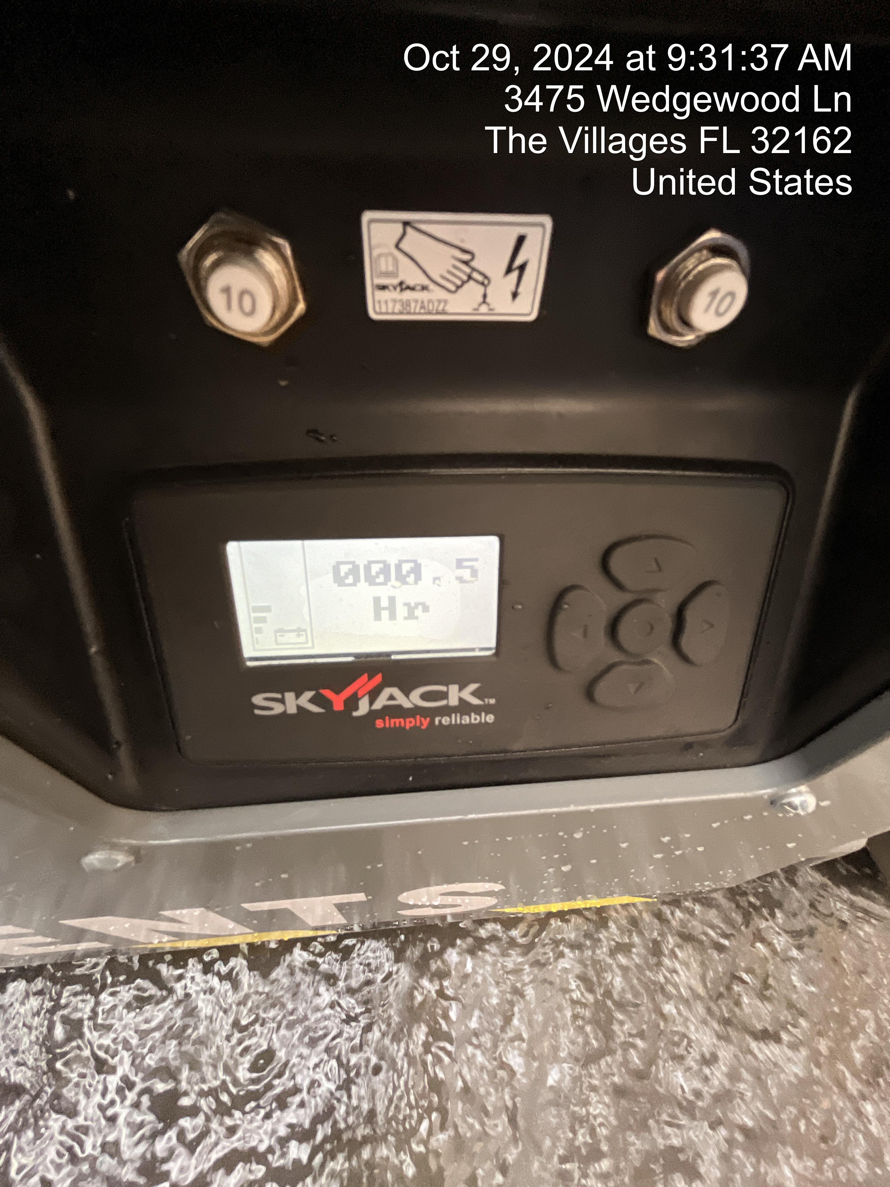 2024 Skyjack SJ3219 Electric Drive, Sld NM Tires, DBcns, RFRails, Power to Platform, T3 + Access Control
