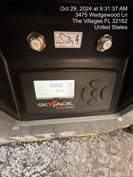 2024 Skyjack SJ3219 Electric Drive, Sld NM Tires, DBcns, RFRails, Power to Platform, T3 + Access Control