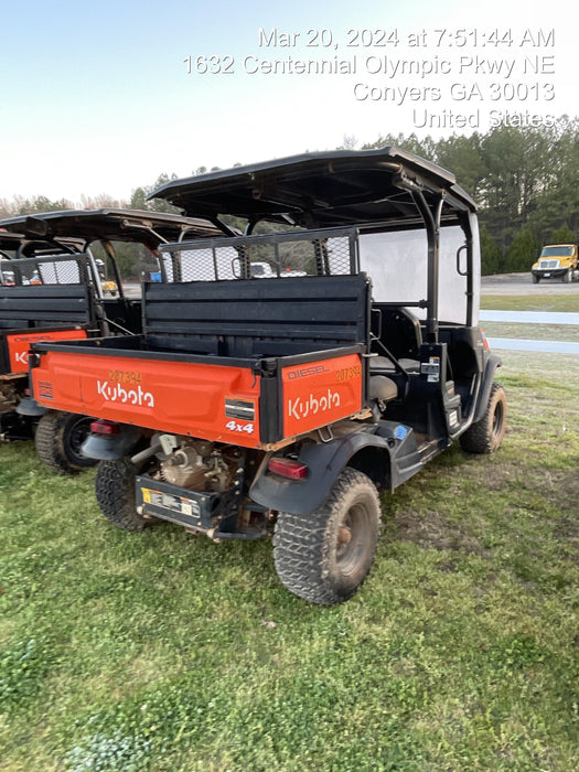 2022 Kubota RTV-X1140W-H Plastic Canopy, Windshield Acrylic Clear, LED Strobe Light, Wire Harness Kit, Back up Alarm